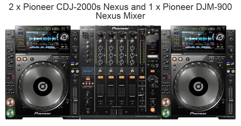 Pioneer cdj 2000 djm 900 nexus