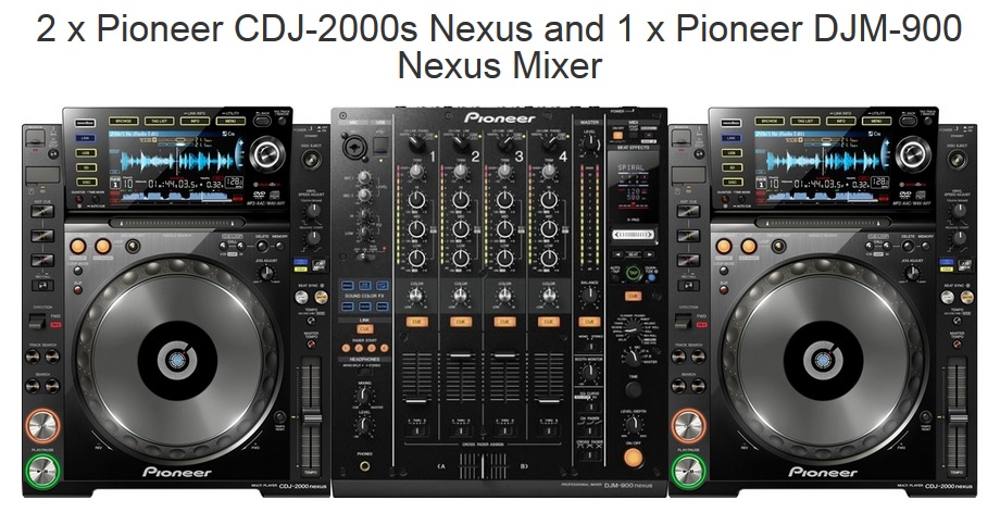 Pioneer cdj 2000 djm 900 nexus 